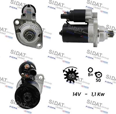 Sidat S12BH0144A2 - Starter car-mod.net