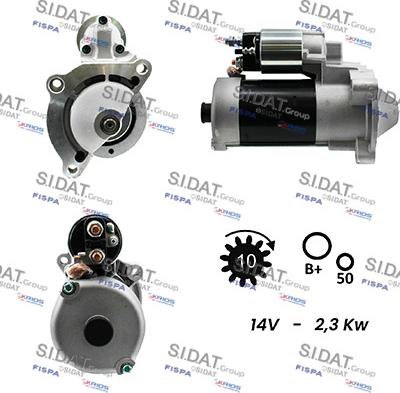 Sidat S12BH0141A2 - Starter car-mod.net