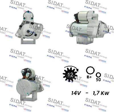 Sidat S12BH0120 - Starter car-mod.net