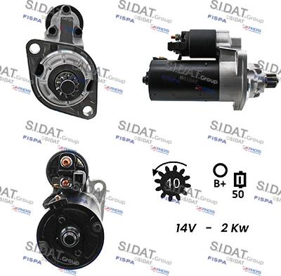 Sidat S12BH0127 - Starter car-mod.net