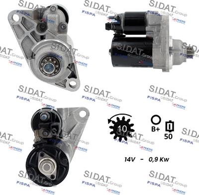 Sidat S12BH0176 - Starter car-mod.net