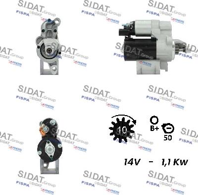 Sidat S12BH0233 - Starter car-mod.net