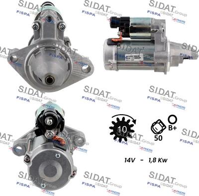 Sidat S12DE0526 - Starter car-mod.net