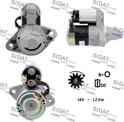 Sidat S12GN0884 - Starter car-mod.net