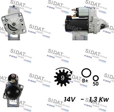 Sidat S12VA0428A2 - Starter car-mod.net