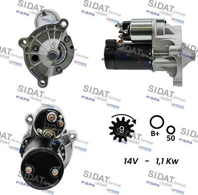Sidat S12VA0071A2 - Starter car-mod.net