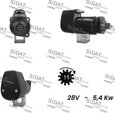 Sidat S24BH0102A2 - Starter car-mod.net