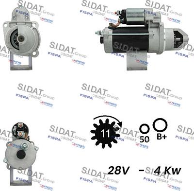 Sidat S24BH0107A2 - Starter car-mod.net