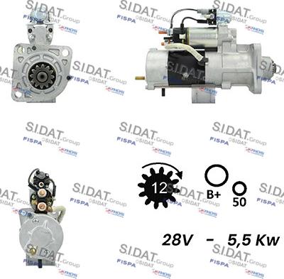 Sidat S24MH0086A2 - Starter car-mod.net
