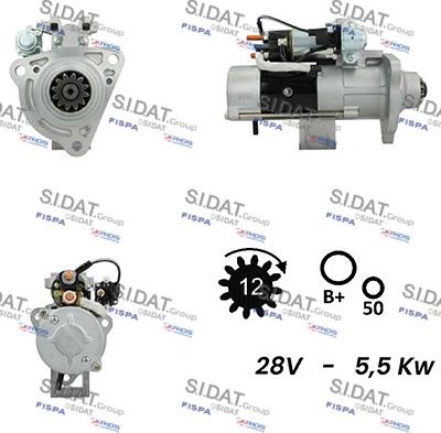 Sidat S24MH0109 - Starter car-mod.net