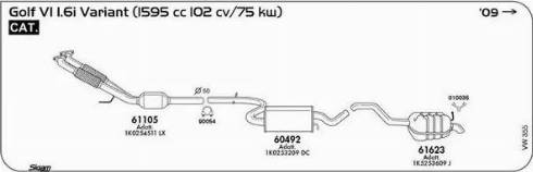 Sigam 90054 - Pipe Connector, exhaust system car-mod.net
