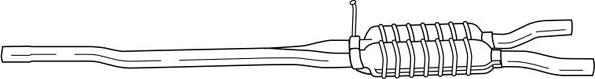 Sigam 60467 - Middle Silencer car-mod.net