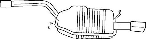 Sigam 61628 - End Silencer car-mod.net