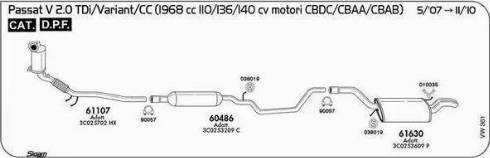 Sigam 90057 - Pipe Connector, exhaust system car-mod.net