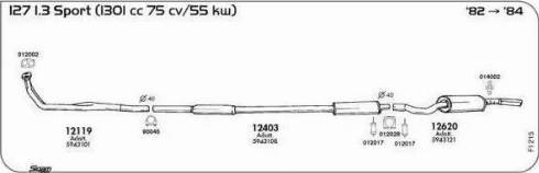 Sigam 012028 - Pipe Connector, exhaust system car-mod.net