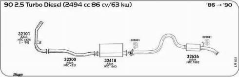 Sigam 025031 - Holding Bracket, silencer car-mod.net