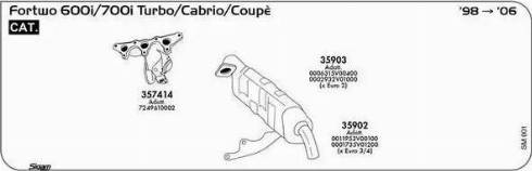Sigam 357414 - Manifold, exhaust system car-mod.net