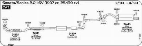 Sigam 024008 - Holding Bracket, silencer car-mod.net