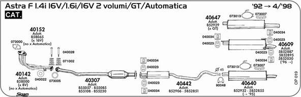 Sigam OP019 - Exhaust System car-mod.net