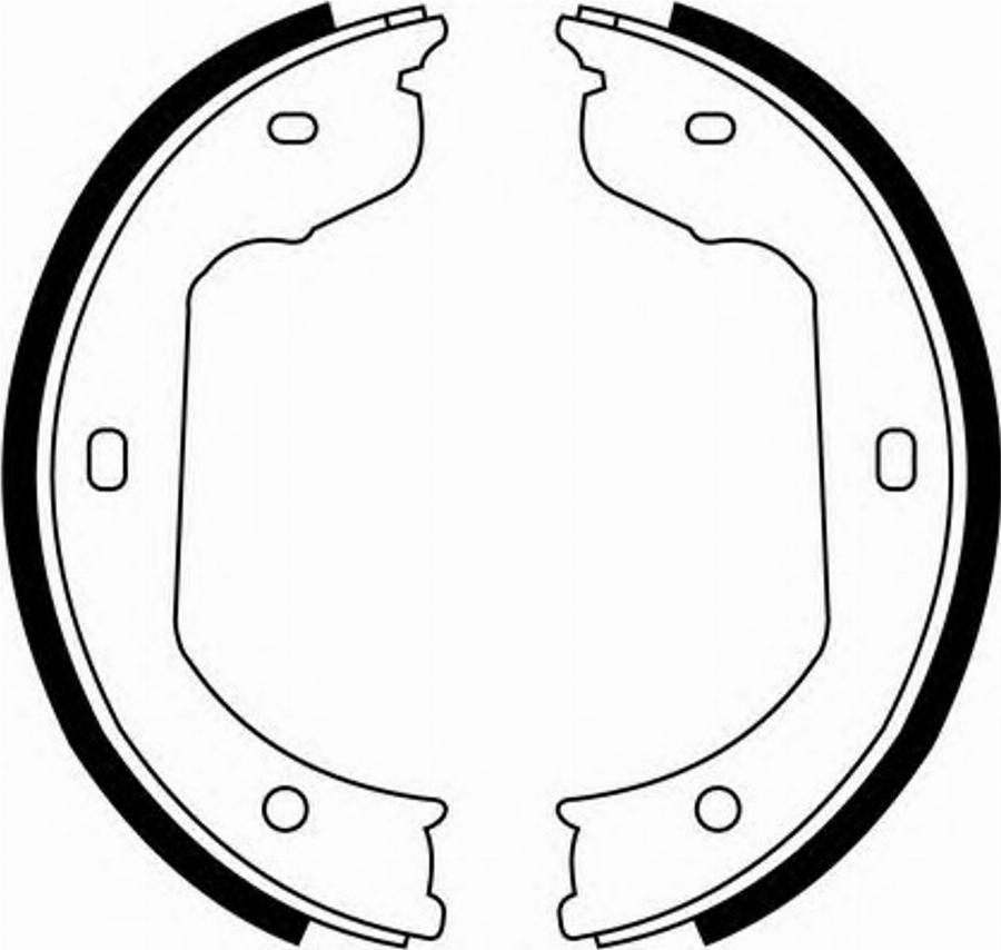 Simer S732 - Drum Brake Shoe Set car-mod.net
