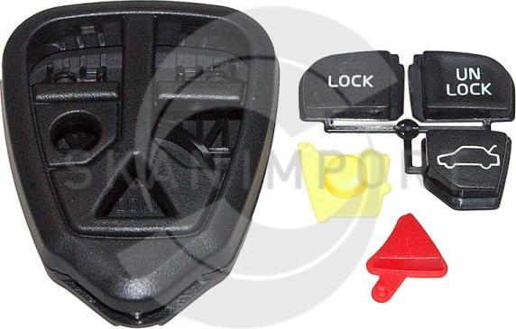 SKANIMPORT 03.9368-2 - Hand-held Transmitter Housing, central locking car-mod.net