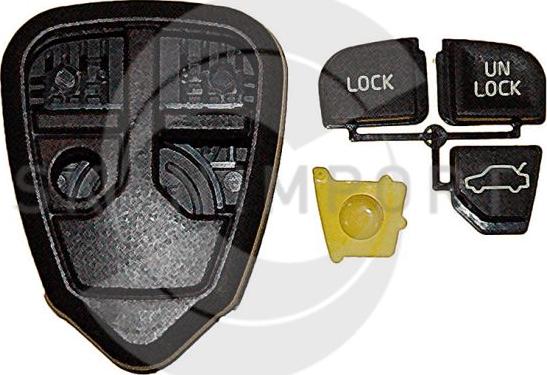 SKANIMPORT 03.2457-2 - Hand-held Transmitter Housing, central locking car-mod.net