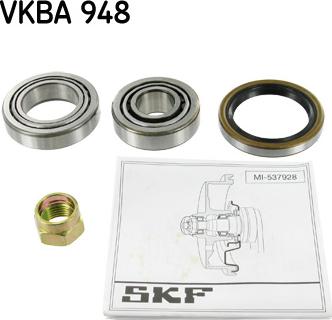 SKF VKBA 948 - Bearing Kit, wheel hub car-mod.net