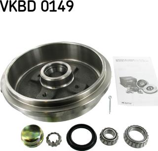 SKF VKBD 0149 - Brake Drum car-mod.net