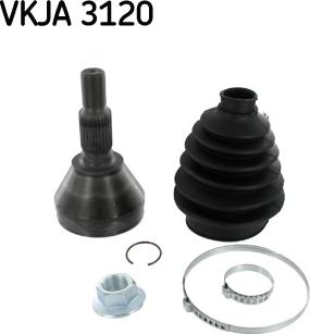 SKF VKJA 3120 - CV Joint Kit, drive shaft car-mod.net