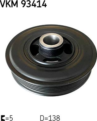 SKF VKM 93414 - Belt Pulley, crankshaft car-mod.net