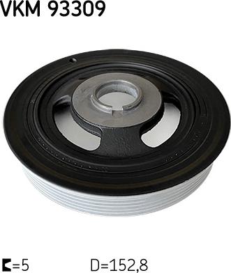 SKF VKM 93309 - Belt Pulley, crankshaft car-mod.net