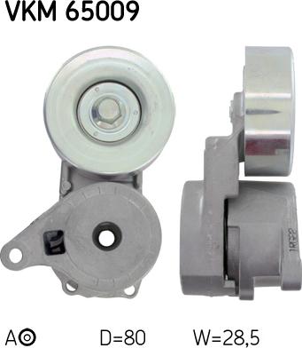 SKF VKM 65009 - Pulley, v-ribbed belt car-mod.net