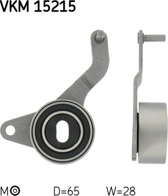 SKF VKM 15215 - Tensioner Pulley, timing belt car-mod.net