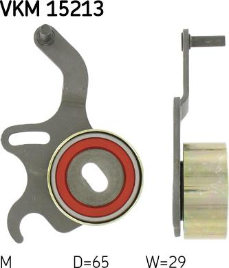 SKF VKM 15213 - Tensioner Pulley, timing belt car-mod.net