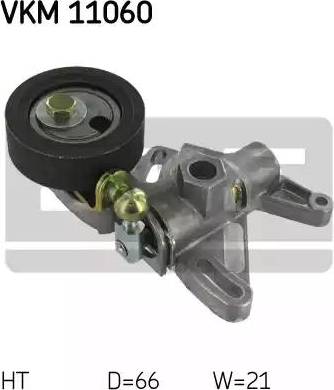 SKF VKM 11060 - Tensioner Pulley, timing belt car-mod.net