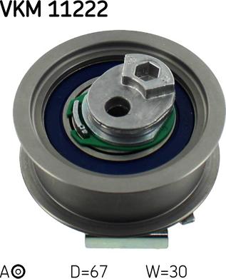 SKF VKM 11222 - Tensioner Pulley, timing belt car-mod.net