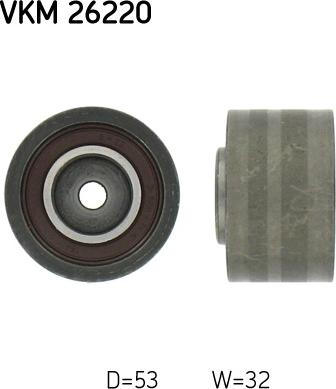 SKF VKM 26220 - Deflection / Guide Pulley, timing belt car-mod.net
