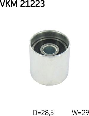 SKF VKM 21223 - Deflection / Guide Pulley, timing belt car-mod.net