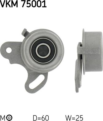 SKF VKM 75001 - Tensioner Pulley, timing belt car-mod.net