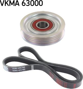 SKF VKMA 63000 - V-Ribbed Belt Set car-mod.net