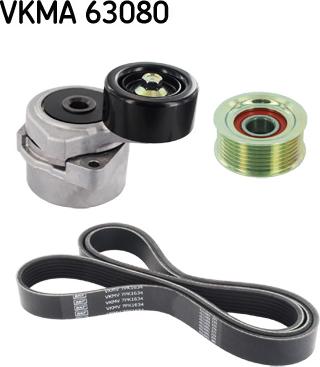 SKF VKMA 63080 - V-Ribbed Belt Set car-mod.net