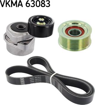 SKF VKMA 63083 - V-Ribbed Belt Set car-mod.net