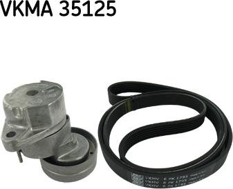 SKF VKMA 35125 - V-Ribbed Belt Set car-mod.net