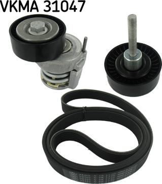 SKF VKMA 31047 - V-Ribbed Belt Set car-mod.net