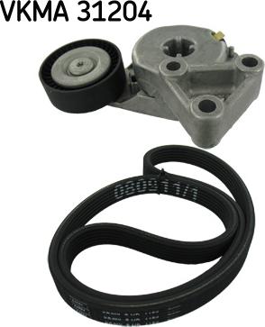 SKF VKMA 31204 - V-Ribbed Belt Set car-mod.net