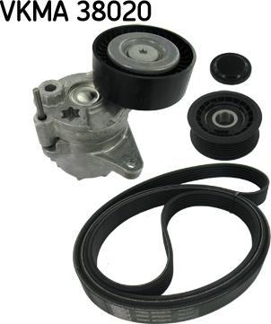 SKF VKMA 38020 - V-Ribbed Belt Set car-mod.net