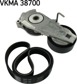 SKF VKMA 38700 - V-Ribbed Belt Set car-mod.net
