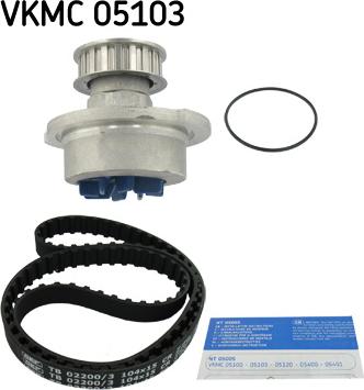SKF VKMC 05103 - Water Pump & Timing Belt Set car-mod.net