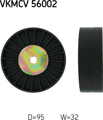 SKF VKMCV 56002 - Pulley, v-ribbed belt car-mod.net