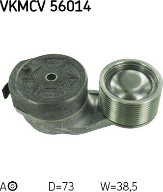 SKF VKMCV 56014 - Pulley, v-ribbed belt car-mod.net